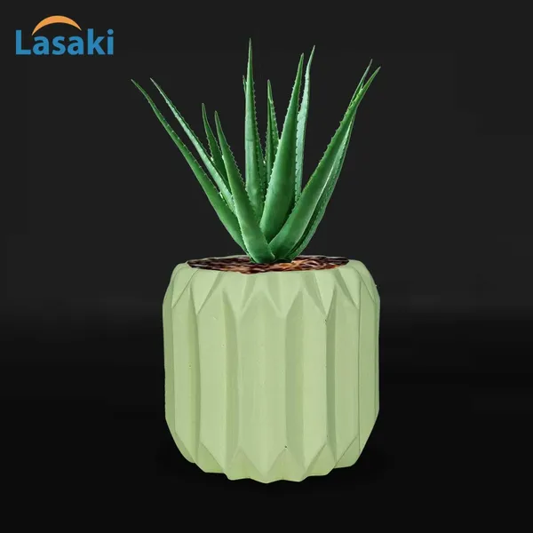 Kavira_Mint_Ceramic_Pots_For_Indoor_Plants,_Planters,Gamla,Outdoor,Balcony,Home,Round,Garden,_Office_Decor,Succulent(H_-_11_X_D_-_12_Cm)