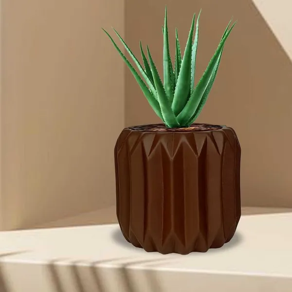 Kavira_Truffle_Ceramic_Pots_For_Indoor_Plants,_Planters,Gamla,Outdoor,Balcony,Home,Round,Garden,_Office_Decor,Succulent(H_-_11_X_D_-_12_Cm)
