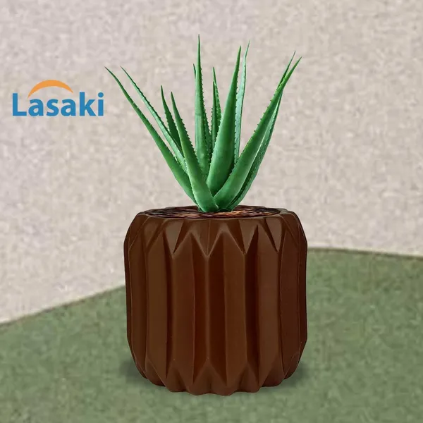 Kavira_Truffle_Ceramic_Pots_For_Indoor_Plants,_Planters,Gamla,Outdoor,Balcony,Home,Round,Garden,_Office_Decor,Succulent(H_-_11_X_D_-_12_Cm)