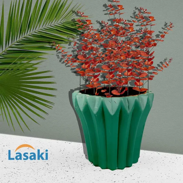 Flory_Deep_Jungle_Ceramic_Pots_For_Indoor_Plants,_Planters,Gamla,Outdoor,Balcony,Home,Round,Garden,_Office_Decor,Succulent(H_-_14_X_D_-_15_Cm)