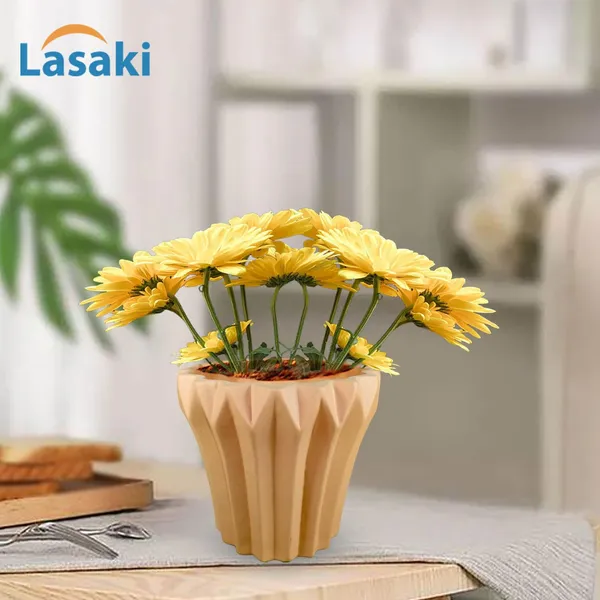 Flory_Ginger_Ceramic_Pots_For_Indoor_Plants,_Planters,Gamla,Outdoor,Balcony,Home,Round,Garden,_Office_Decor,Succulent(H_-_14_X_D_-_15_Cm)