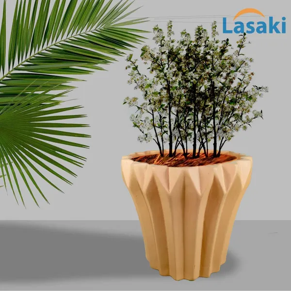Flory_Ginger_Ceramic_Pots_For_Indoor_Plants,_Planters,Gamla,Outdoor,Balcony,Home,Round,Garden,_Office_Decor,Succulent(H_-_14_X_D_-_15_Cm)