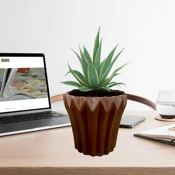 Flory_Truffle_Ceramic_Pots_For_Indoor_Plants,_Planters,Gamla,Outdoor,Balcony,Home,Round,Garden,_Office_Decor,Succulent(H_-_14_X_D_-_15_Cm)