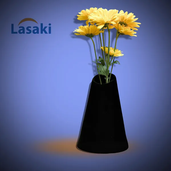 Voltra_Black_Ceramic_Flower_Vase_For_Living_Room,_Bedroom,_Dining_Table,_Home_Decoration,_Artificial_Flowers_(D-_11_X_H_-_16.5_Cm)