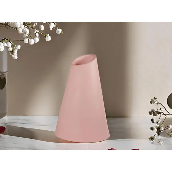 Voltra_Pink_Ceramic_Flower_Vase_For_Living_Room,_Bedroom,_Dining_Table,_Home_Decoration,_Artificial_Flowers_(D-_11_X_H_-_16.5_Cm)