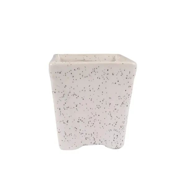 Mini_Pot_Ceramic_Square_Pots_Set_Of_4_For_Indoor_Plants,Planters,Flower_Pots,Gamla_For_Indoor,Outdoor,Succulent_Pot(Color:White)