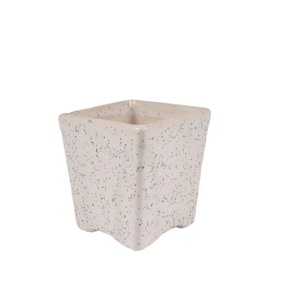 Mini_Pot_Ceramic_Square_Pots_Set_Of_4_For_Indoor_Plants,Planters,Flower_Pots,Gamla_For_Indoor,Outdoor,Succulent_Pot(Color:White)