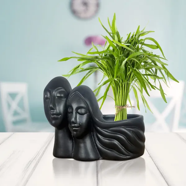 Couple_Black_Ceramic_Pots_For_Indoor_Plants,_Planters,_Flower,_Pots,_Gamla,_Outdoor,_Balcony,_Home,_Garden,_Office_Decor,_Succulent_Pot(L_-_16_X_W_-_10_X_H_-_14.5_Cm)
