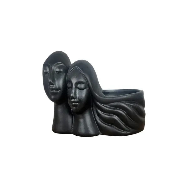 Couple_Black_Ceramic_Pots_For_Indoor_Plants,_Planters,_Flower,_Pots,_Gamla,_Outdoor,_Balcony,_Home,_Garden,_Office_Decor,_Succulent_Pot(L_-_16_X_W_-_10_X_H_-_14.5_Cm)