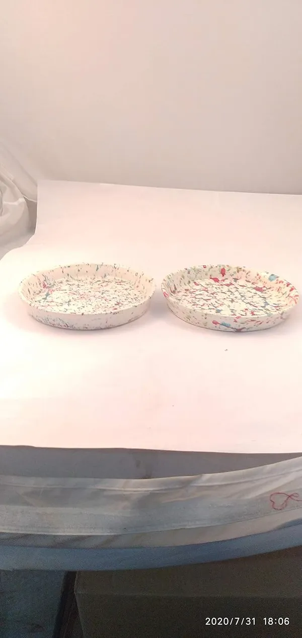 Ciruclar_Ceramic_Plate_Tray_(Set_Of_Two)_For_Ceramic_Pots_For_Indoor_Plants,Planters,Flower_Pots,Gamla_For_Indoor,Outdoor,Succulent_Pot(Color:Multi)