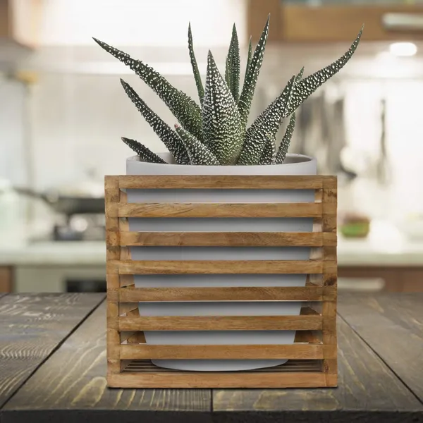 Wooden_Plant_Stand_Flower_Pots_-_Holds_Up_To_Dia_14_Cm_For_Indoor_Outdoor_Balcony_House_Garden_Patio_Holders_For_Pots_&_Plants_(20.5_Cm_X_20.5_X_18_Cm)_(Wow_8_Inch_Set_Of_2)