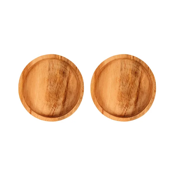 Plate_Tray_Wooden_Beach_Circular_4.5_Inch_Wp4.5_Set_Of_2_Ceramic_Pots_For_Indoor_Plants,Planters,Flower_Pots,Gamla_For_Indoor,Outdoor,Succulent_Pot