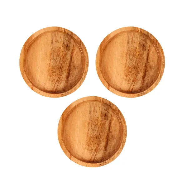 Plate_Tray_Wooden_Beach_Circular_4.5_Inch_Wp4.5_Set_Of_3_Ceramic_Pots_For_Indoor_Plants,Planters,Flower_Pots,Gamla_For_Indoor,Outdoor,Succulent_Pot