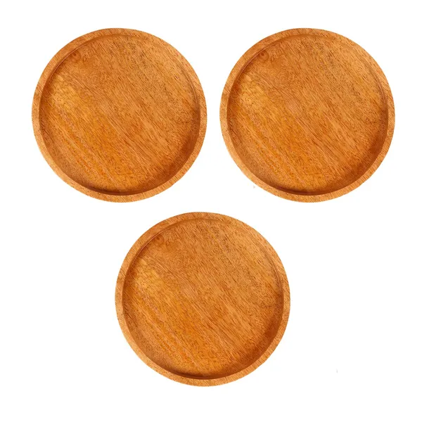 Plate_Tray_Wooden_Beach_Circular_6.5_Inch_Wp6.5_Set_Of_3_Ceramic_Pots_For_Indoor_Plants,Planters,Flower_Pots,Gamla_For_Indoor,Outdoor,Succulent_Pot