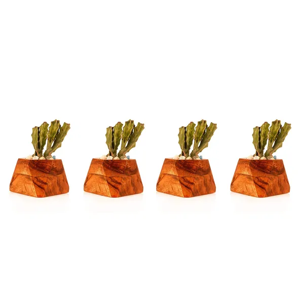 Diamond_Wooden_Set_Of_Four_Pots_For_Indoor_Plants,Planters,Flower_Pots,Gamla_For_Indoor,Outdoor,Succulent_Pot