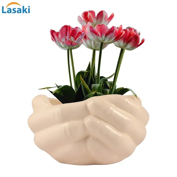 Hand_Ceramic_Pots_For_Indoor_Plants_Planters,_Flower_Pots,_Gamla_Indoor,_Outdoor,_Succulent_Pot_(White)