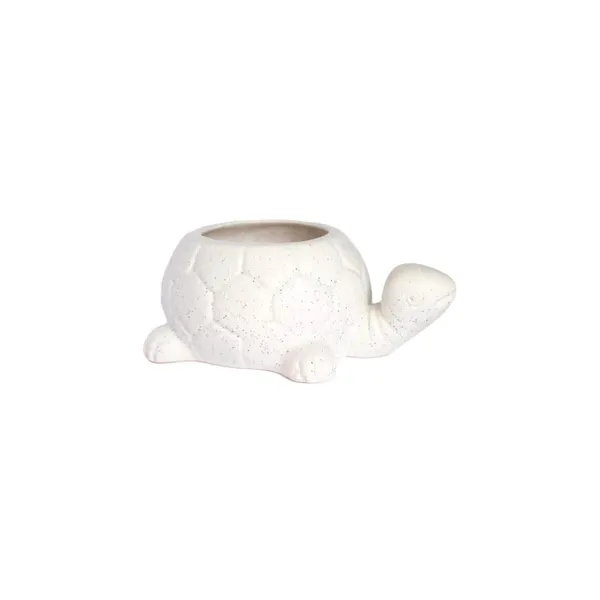 Tortoise_Small_Ceramic_Pots_For_Indoor_Plants_Planters_Flower_Pots_Gamla_Outdoor,_Balcony_Home_Garden_Office_Decor_Succulent_Pot_(Color:White)