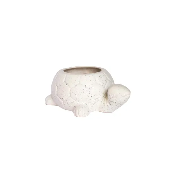 Tortoise_Small_Ceramic_Pots_For_Indoor_Plants_Planters_Flower_Pots_Gamla_Outdoor,_Balcony_Home_Garden_Office_Decor_Succulent_Pot_(Color:White)