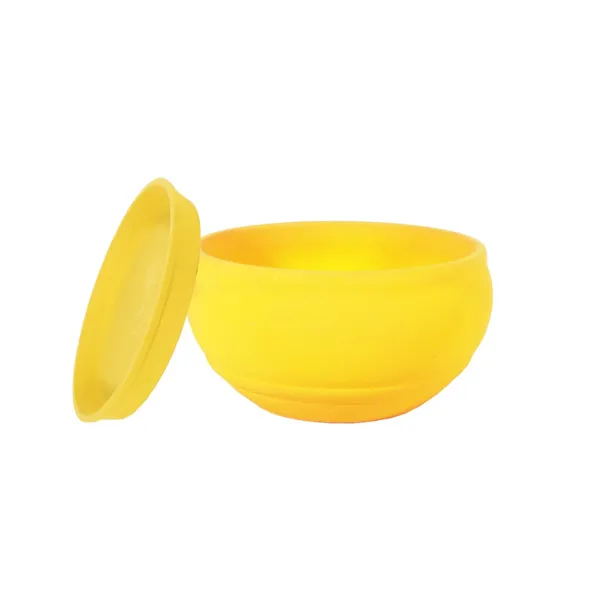 Bowl_Small_Saffron_With_Plate_Saffron_R4_Ceramic_Pots_For_Indoor_Plants,Planters,Flower,Gamla,Outdoor,Home,Garden,Decor,Succulent(Bowl-H-8Cmxd-15Cm,Plate-H-2Xd-13Cm)