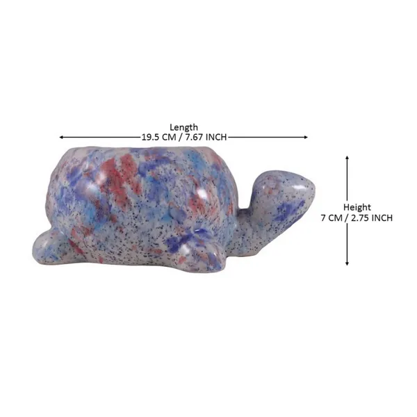 Tortoise_Ceramic_Pots_For_Indoor_Plants,Planters,Flower_Pot,Gamla_For_Indoor,Outdoor,Balcony,Home,Garden,Office_Decor,Succulent_Pot(Color:Multi)(L:19.5_Cm,W:13.5_Cm,H:7_Cm)