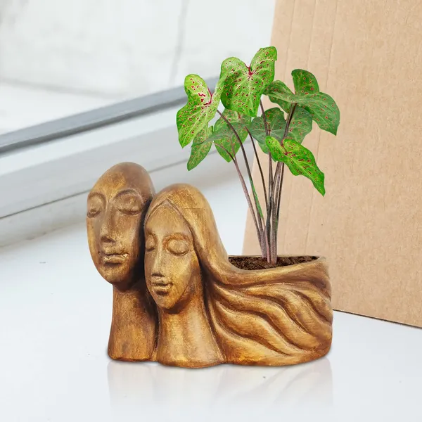 Couple_Antique_Ceramic_Pots_For_Indoor_Plants,_Planters,_Flower,Gamla,_Outdoor,_Balcony,_Home,_Garden,_Office_Decor,_Succulent(L_-_16_X_W_-_10_X_H_-_14.5_Cm)