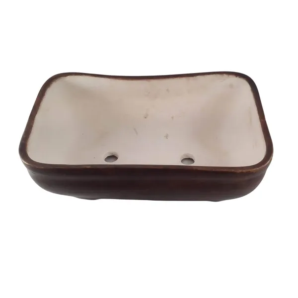 Rectangle_Antique_Rec002_Ceramic_Pots_For_Indoor_Plants,Planters,Gamla,Outdoor(Color:Antique)_L:26_Cm,W:19_Cm,H:7_Cm