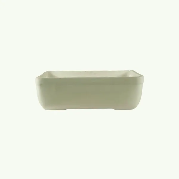 Rectangle_Ceramic_Pots_For_Indoor_Plants,Planters,Flower,Gamla,Outdoor,Balcony,Home,Garden,Office_Decor,Succulent(Color:White)(L:20_Cm,W:13_Cm,_H:6.5_Cm)_Rec003