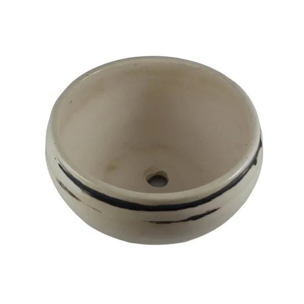 Bowl_Small_Ceramic_Pots_For_Indoor_Plants,Planters,Flower_Pots,Gamla_For_Indoor,Outdoor,Balcony,Home,Garden,Office_Decor,Succulent_Pot_(Color:Ivory)(D:14.5_Cm,_H:7.2