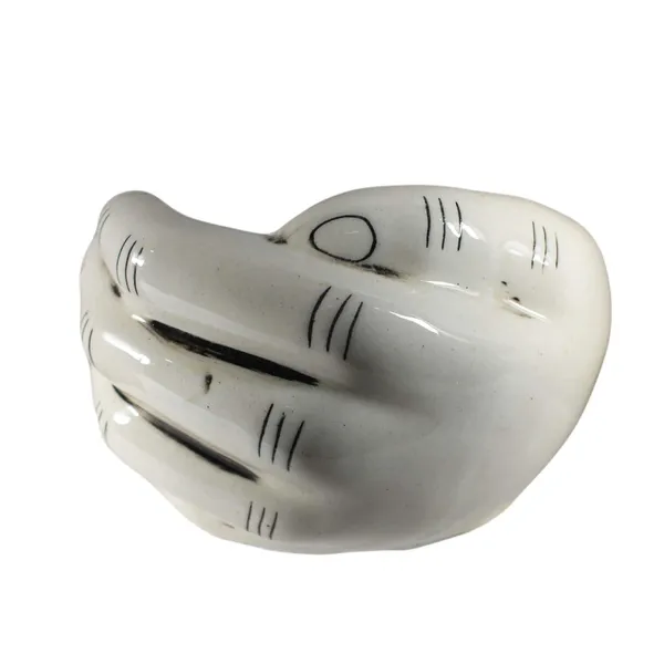 Hand_Ceramic_Pots_For_Indoor_Plants,Planters,Flower_Pots,Gamla_For_Indoor,Outdoor,Balcony,Home,Garden,Office_Decor,Pot,Succulent_Pot(Ivory)(L:18_Cm,_W:16_Cm,_H:9_Cm)