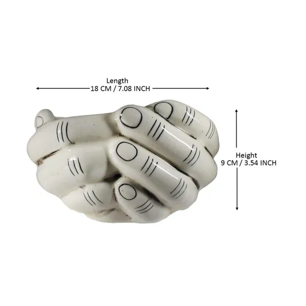 Hand_Ceramic_Pots_For_Indoor_Plants,Planters,Flower_Pots,Gamla_For_Indoor,Outdoor,Balcony,Home,Garden,Office_Decor,Pot,Succulent_Pot(Ivory)(L:18_Cm,_W:16_Cm,_H:9_Cm)