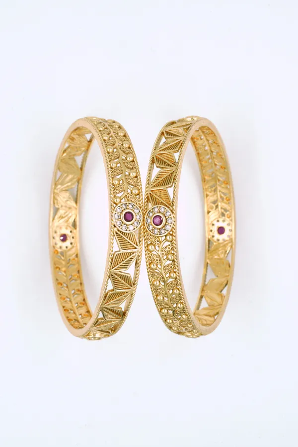 Set_of_2_Flower_Shape_Bangles_With_AD_Stones_For_Women