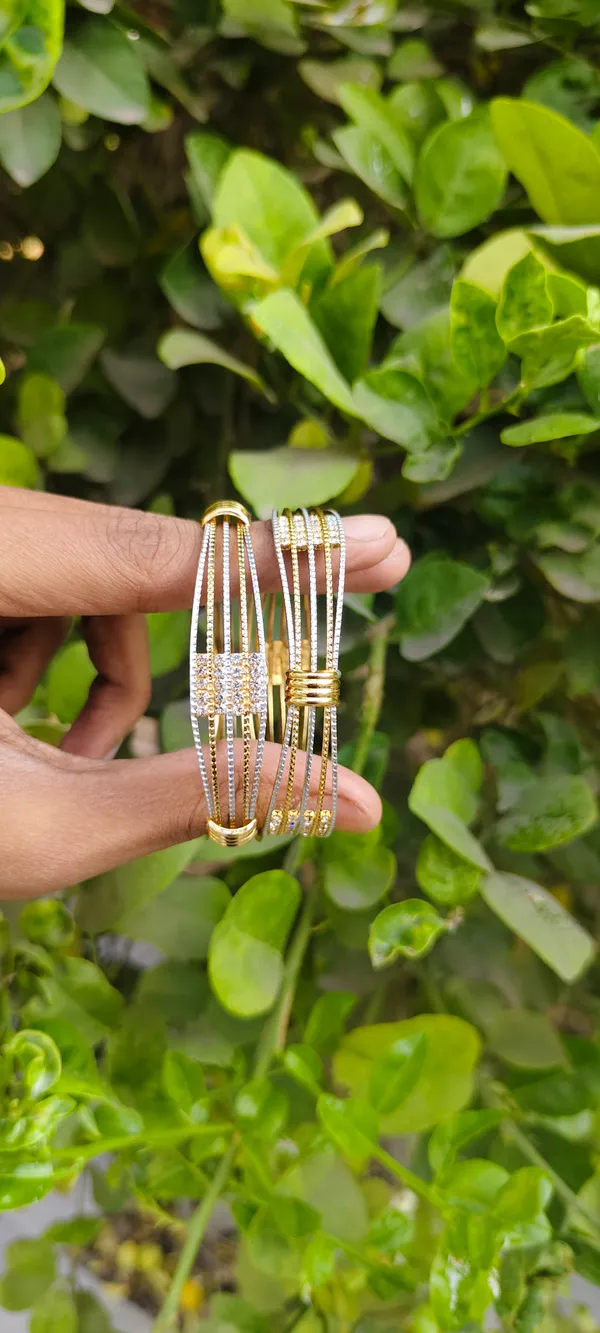 Beautiful_Primium_Quality_Bangles_With_Silver_&_Gold_Tone_Pack_Of_2_Pcs_(1_Pair_)