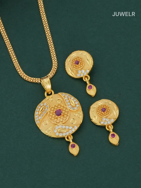 American_Diamond_Necklace_Set_with_Price_|_Very_Rare_&_Unique_Design_(1_Set)
