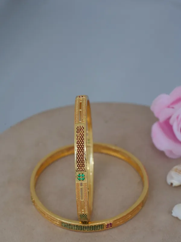 Chic_Gold_Plated_Bangles_for_Daily_Wear_|_Gorgeous_&_Durable