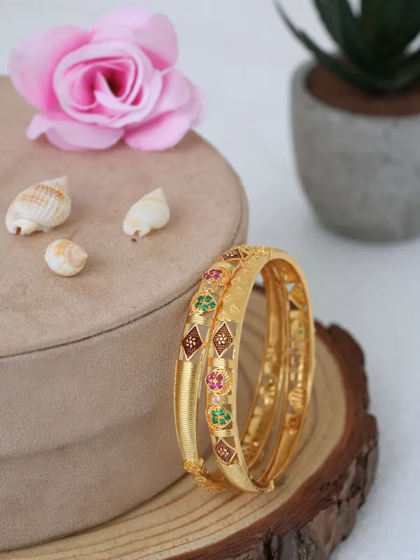 Fancy_Gold_Plated_Bangles_|_Trendy_&_Dazzling_Bangles_for_Women