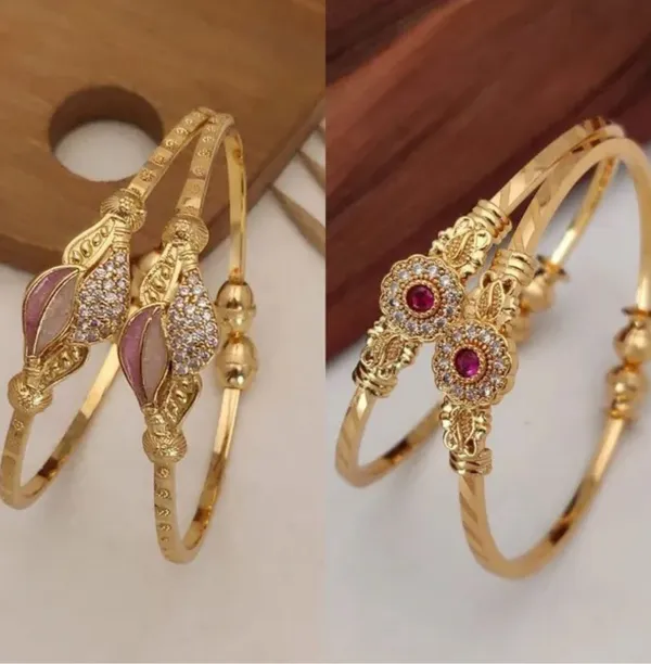 Girls_Bracelet_|_Trendy_Gold_Plated_Combo