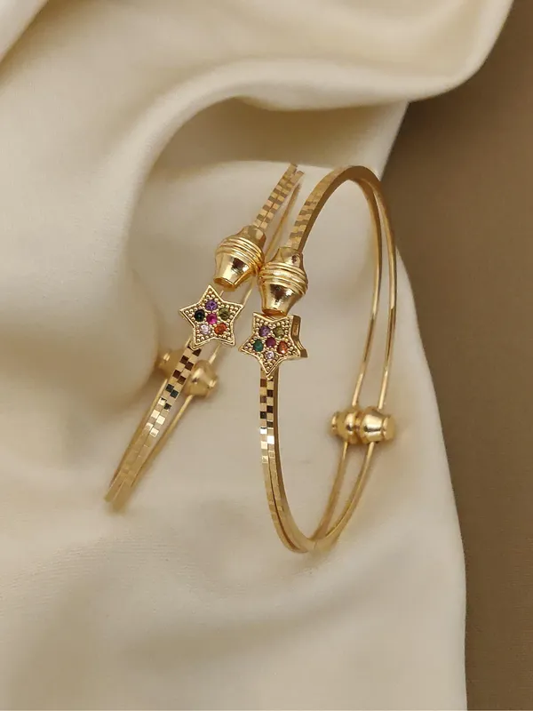 Openable_Bracelet_for_Ladies_|_Elegant_Gold_Plated_Bracelet_for_Daily_Wear