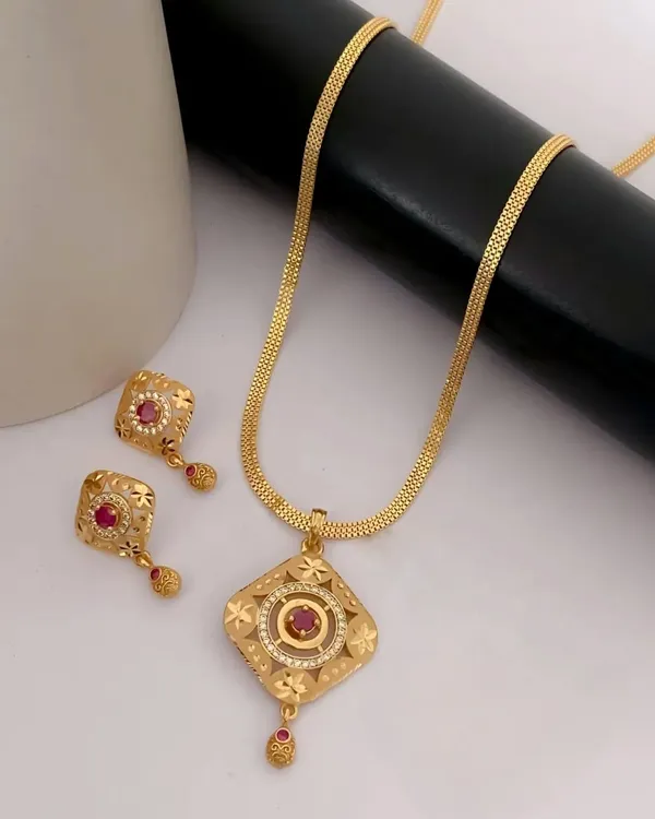 Premium_Micro_Gold_Pendant_Set_with_Earrings_|_Stylish_&_Luxurious_Jewellery_Set