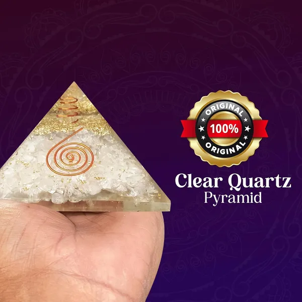 _Clear_Quartz_Pyramid_-_Original_Certified_Clear_Crystal_Pyramid_For_Peace,_Positivity,_Focus,_Concentration,_Emotional_Stability,_And_Crown_Chakra_Healing