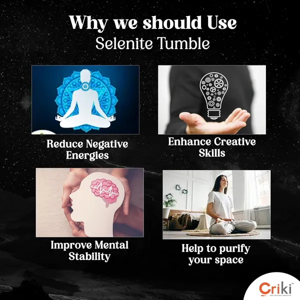_Selenite_Tumble_-_Certified_Tumble_Stone_For_Peace,_Positivity,_Focus,_Concentration,_Positive_Energies,_Creative_Skills,_Mental_Stability,_And_Crown_Chakra_Healing