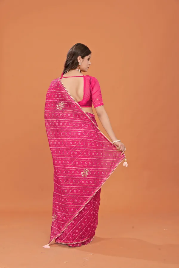 Pink_Crinkle_Chiffon_Bandhej_Printed_Saree_With_Unstitched_Blouse_Piece