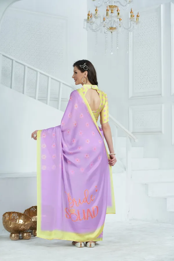 Purple_Satin_Georgette_Floral_Printed_Saree_With_Unstitched_Blouse_Piece