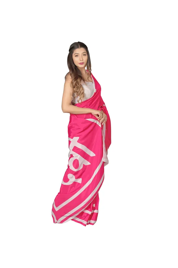 Pink_&_White_Poly_crepe_Devi_Printed_Saree_With_Unstitched_Blouse_Piece