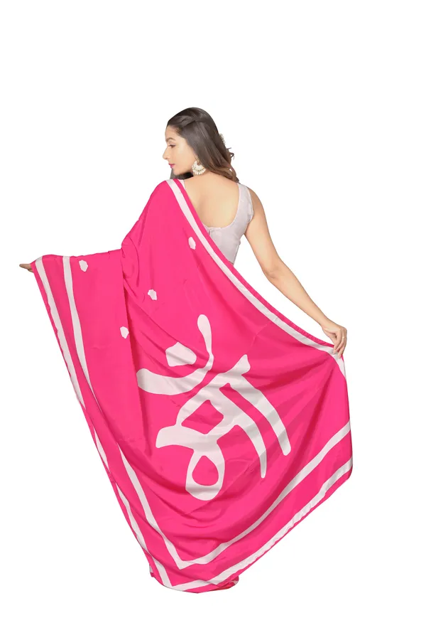 Pink_&_White_Poly_crepe_Maa_Printed_Saree_With_Unstitched_Blouse_Piece
