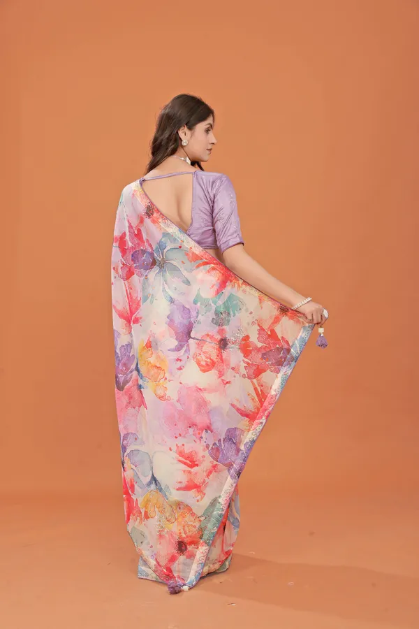 Multicolor_Crinkle_Chiffon_Floral_Printed_Saree_With_Unstitched_Blouse_Piece