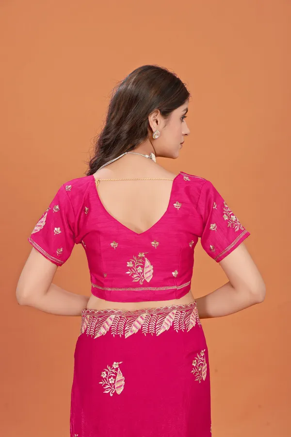 Rani_Pink_Shimmer_Georgette_Embroidered_Saree_With_Unstitched_Blouse_Piece