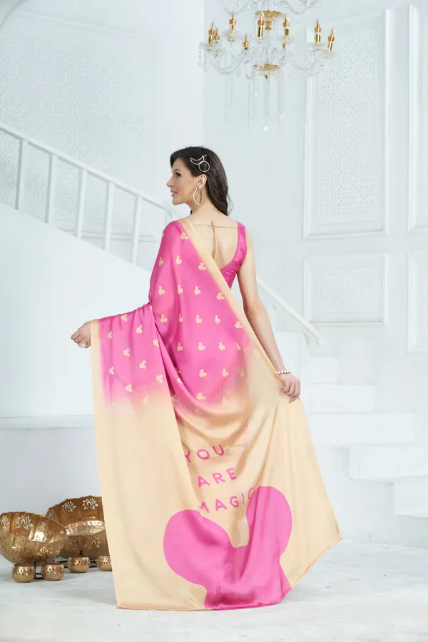 Pink_&_Yellow_Satin_Georgette_Printed_Saree_With_Unstitched_Blouse_Piece