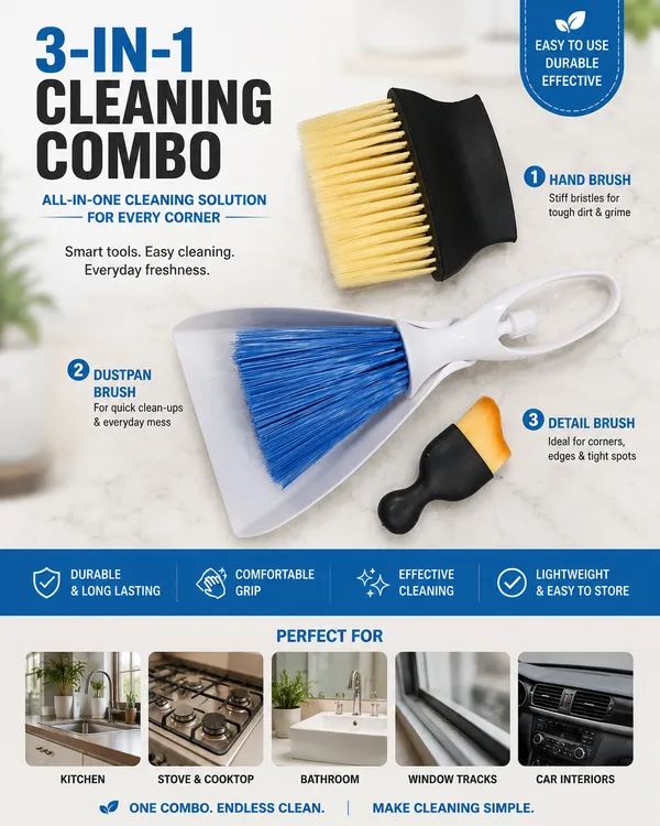 3-in-1_Cleaning_Brush_Combo_Set_with_Dustpan,_Hand_Brush_&_Detailing_Brush_|_Multipurpose_Cleaning_Kit_for_Car_Interior,_Keyboard,_Window_Tracks,_Kitchen,_Home_&_Office_Cleaning_Tools