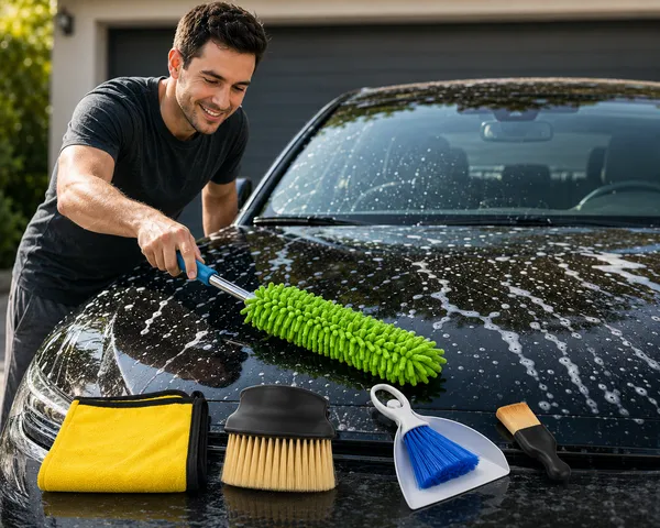 5-in-1_Car_Cleaning_Kit_Combo_|_Microfiber_Duster,_Premium_Microfiber_Cloth,_Soft_Interior_Detailing_Brush,_Dashboard_Dustpan_Brush_&_Cleaning_Applicator_|_Multipurpose_Car_Wash_Accessories_Set_for_Car_Interior_&_Exterior_Cleaning