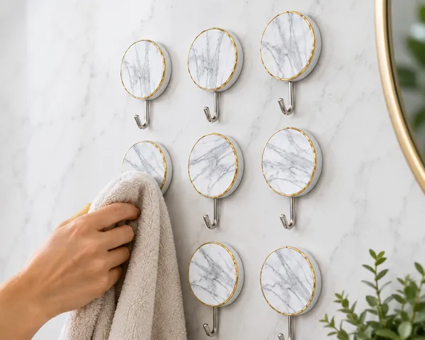 9_Pcs_Self_Adhesive_Wall_Hooks_for_Home_&_Bathroom,_Marble_Design_Heavy_Duty_Sticky_Hooks,_Waterproof_No_Drill_Wall_Hangers,_Strong_Adhesive_Key_Holder,_Towel_Hook,_Kitchen_&_Bedroom_Organizer_(Up_to_2_Kg_Capacity)
